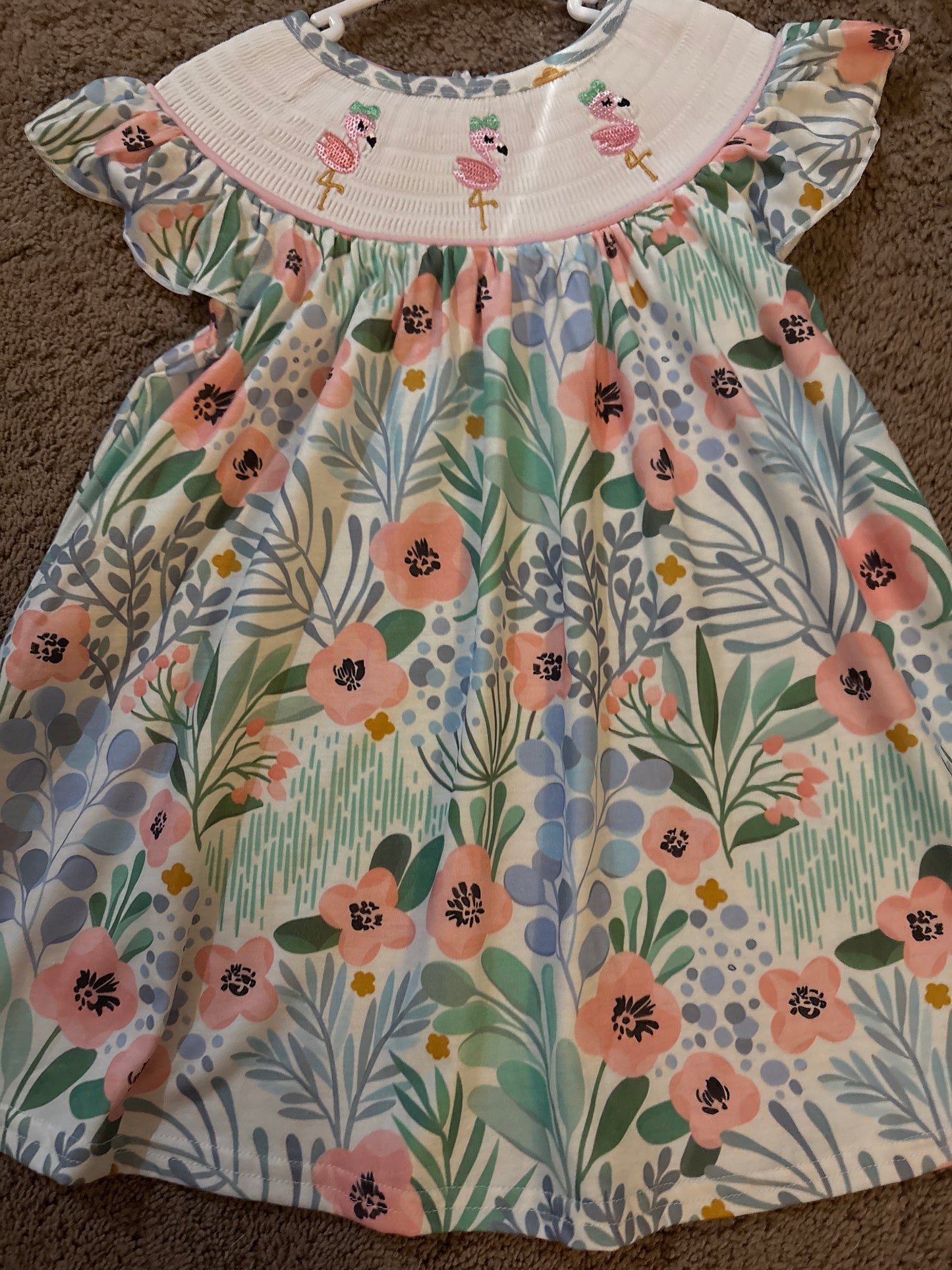 Floral Flamingo Dress