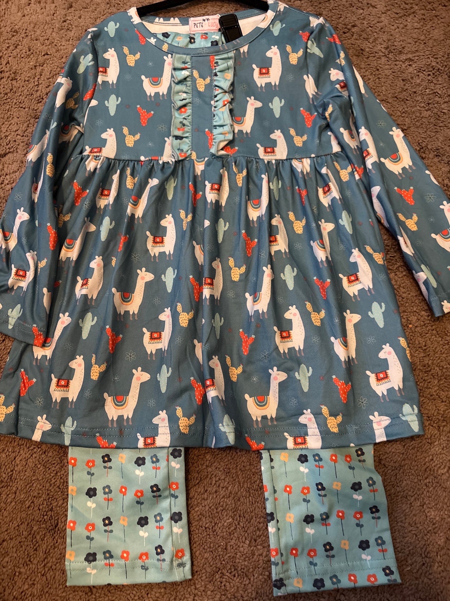 Floral Llama Pants