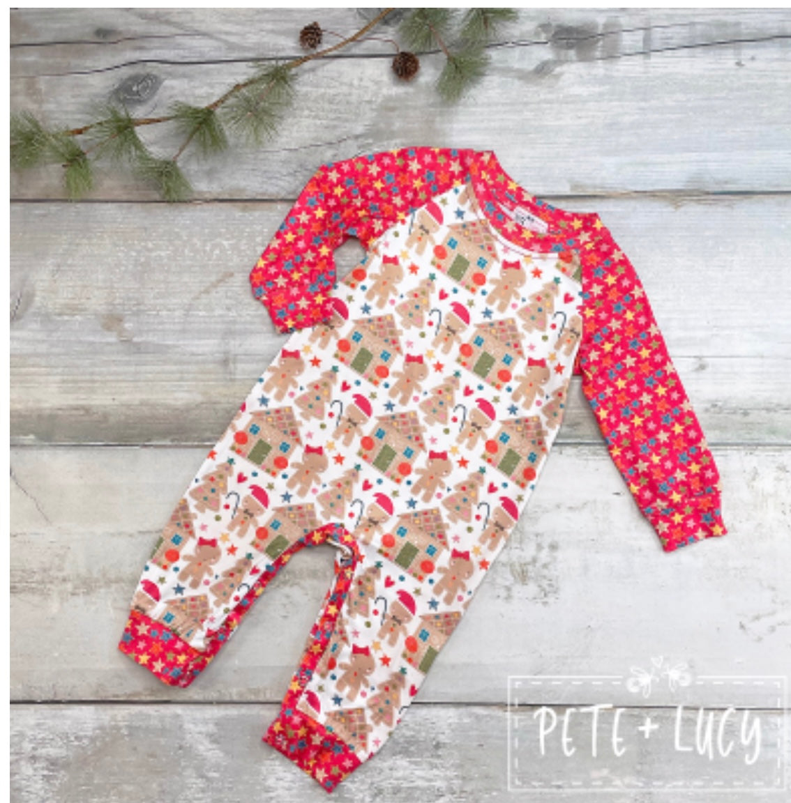 Jolly Gingerbread Romper
