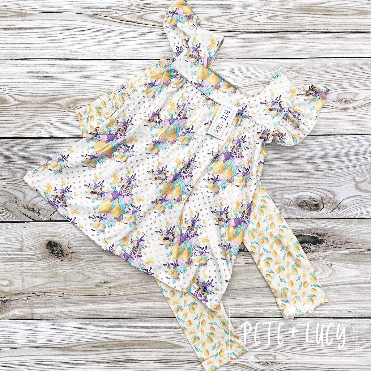 Lemon Garden Pant Set
