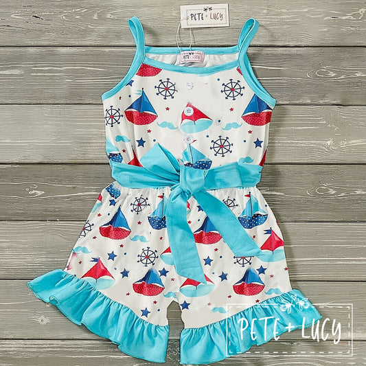 Come Sail with Me Romper