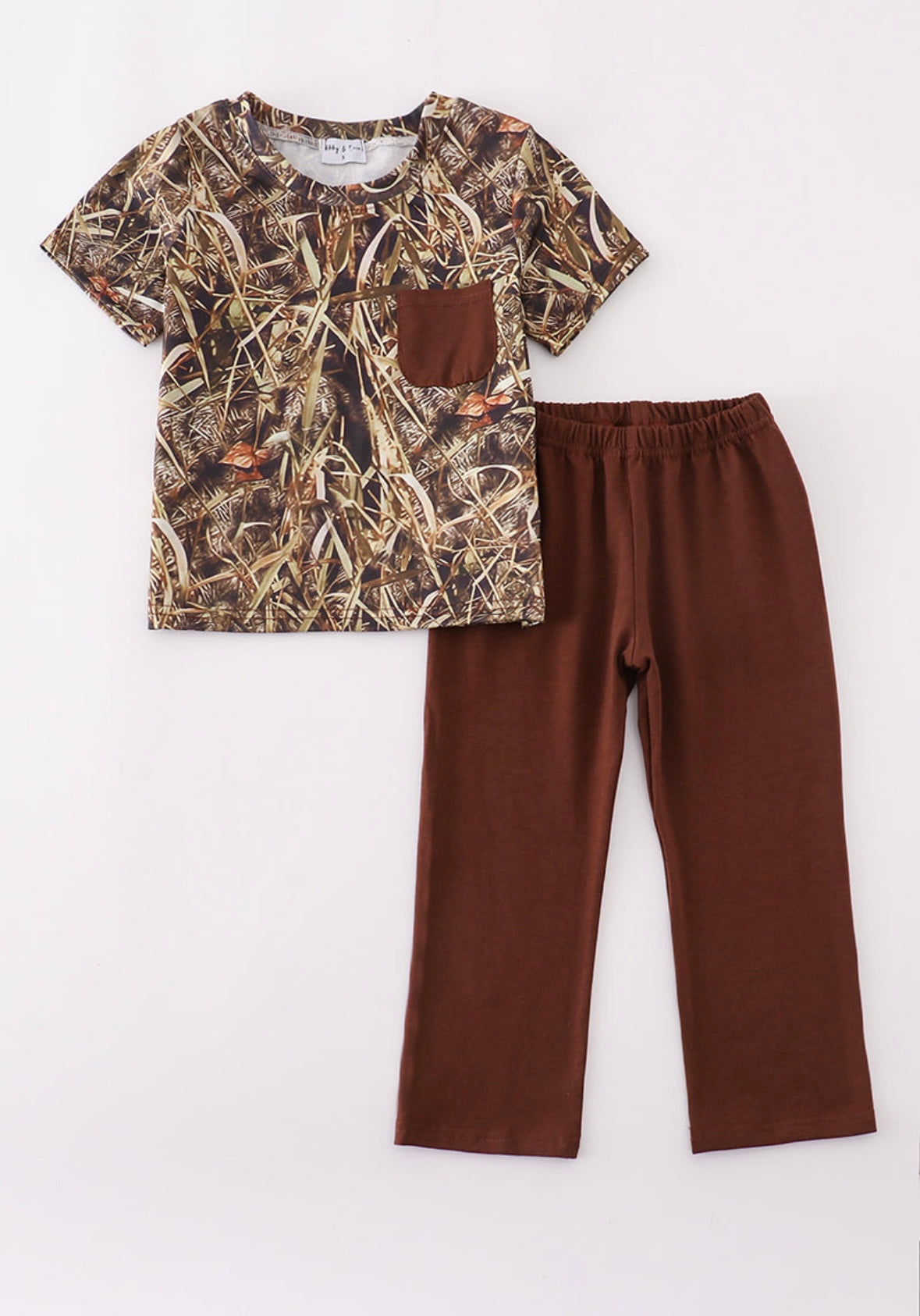Boy Camouflage pants set