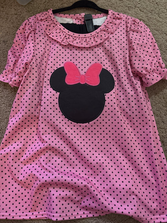 Pink Mickey Short Set
