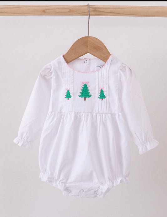 White Christmas Tree Bubble