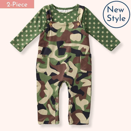Camo Crew Romper