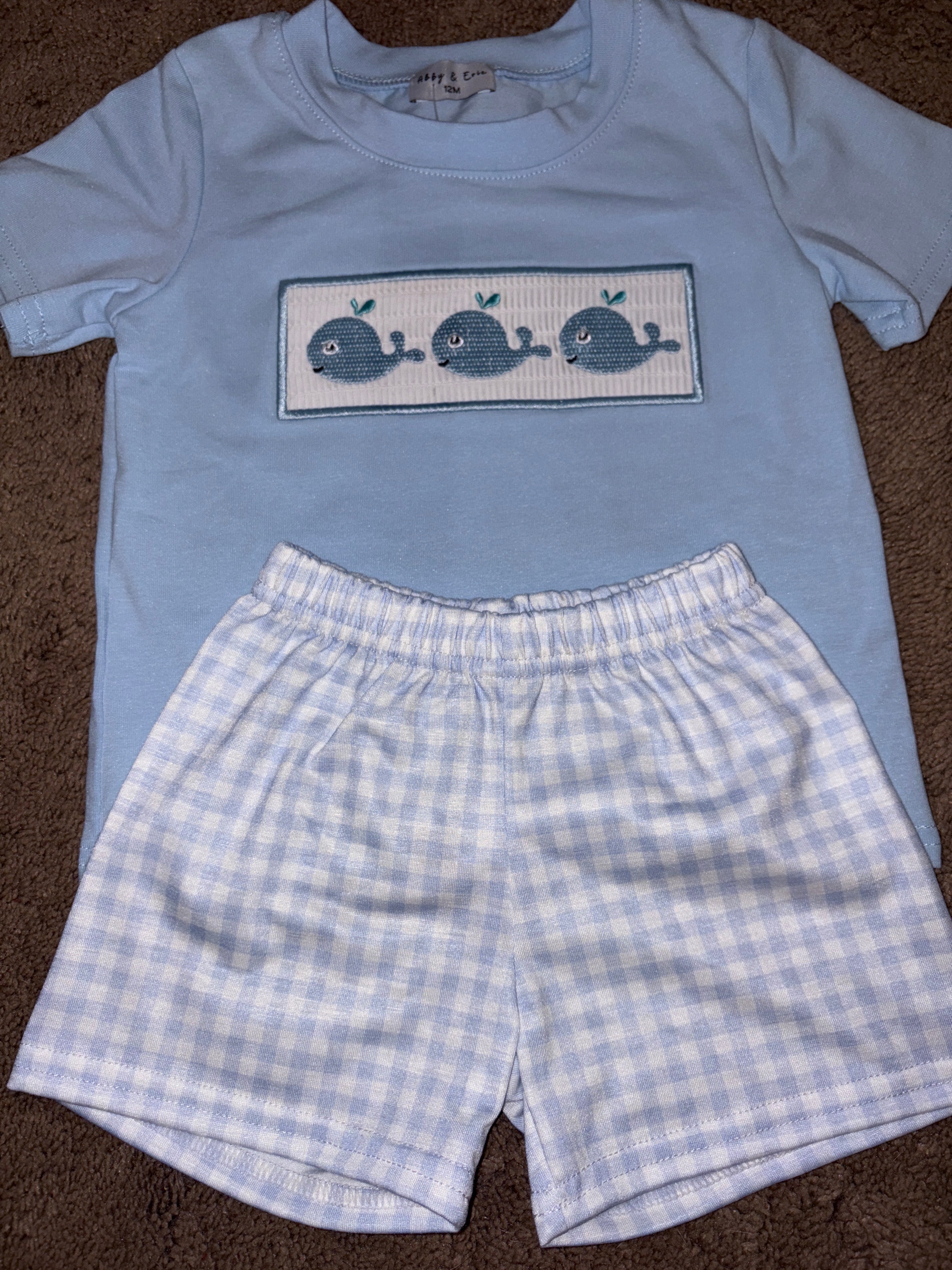Blue Whale Short Set