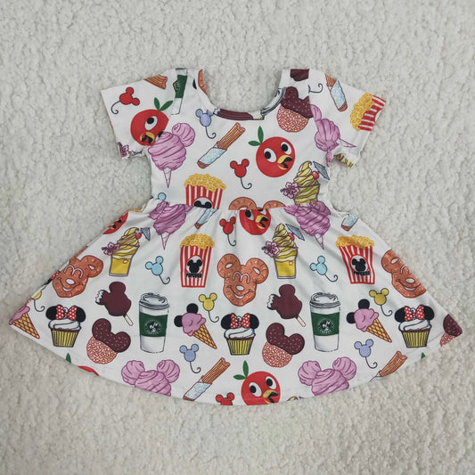 Summer Mouse and Birdie Dress