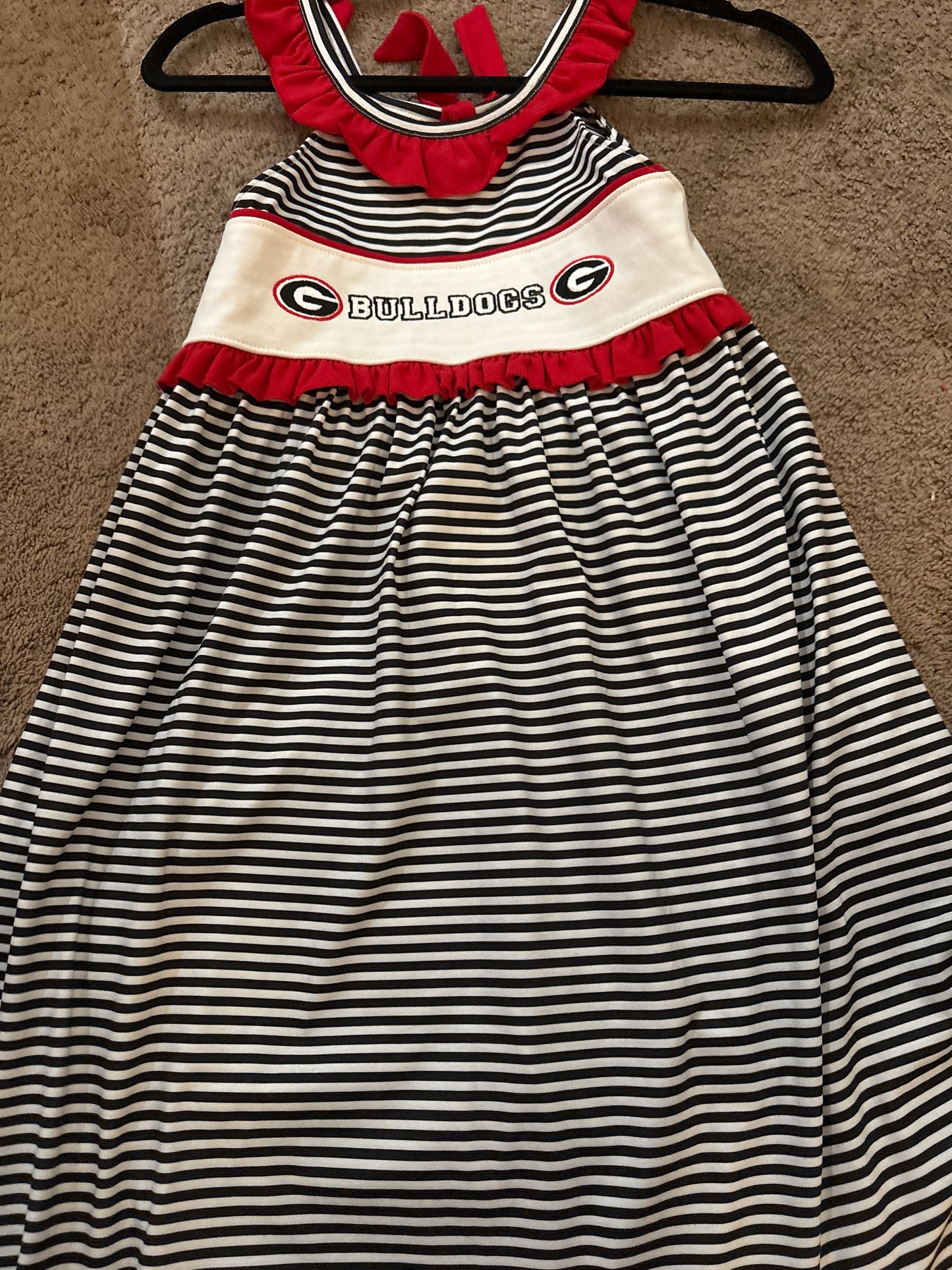 Black Georgia Bulldogs Dress