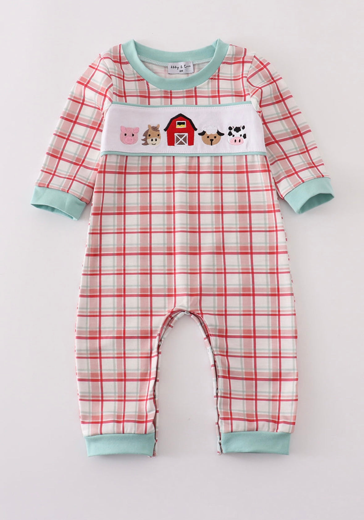 Red Farm Romper