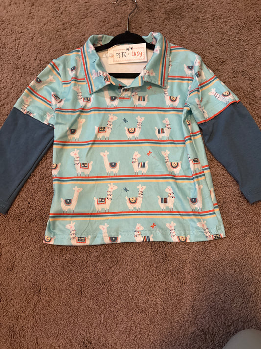 Floral Llama Shirt