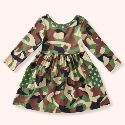 Camo Crew Dress