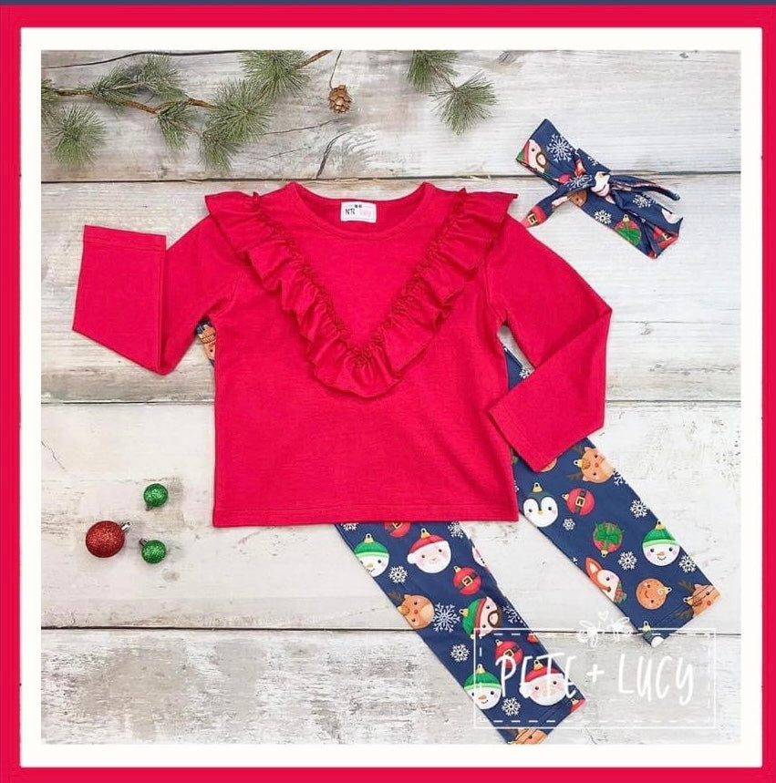 Trim the Tree Pant Set