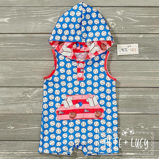 Batter, Batter! Boy Romper