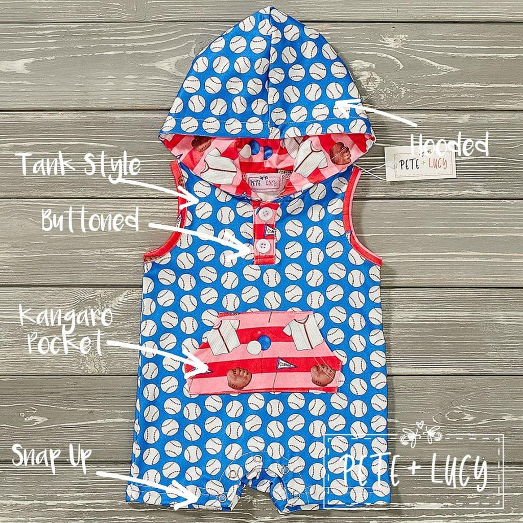 Batter, Batter! Boy Romper