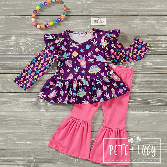 Colorful Space Pant Set