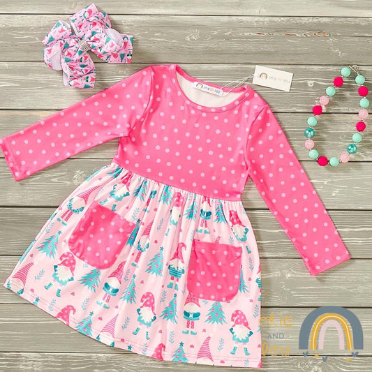 Pink Christmas Dress
