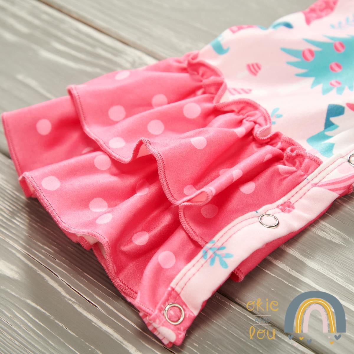 Pink Christmas Romper